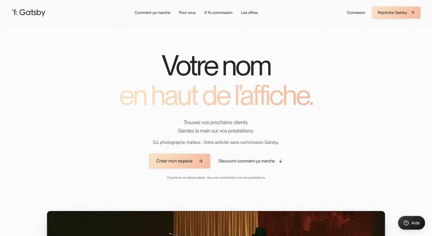 Le site de Gatsby