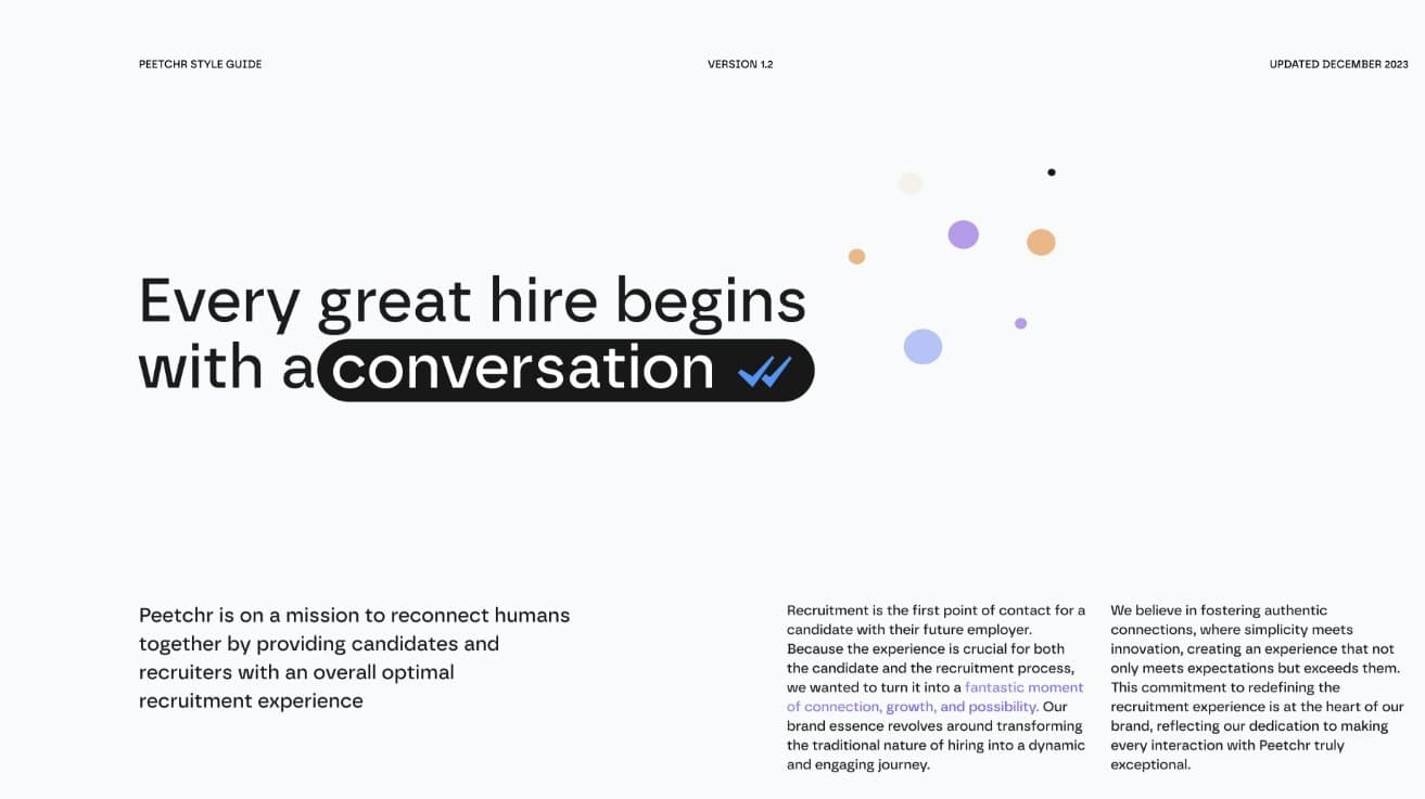 Peetchr (Recrutement assisté par IA) : image principale du projet réalisé par ODi7